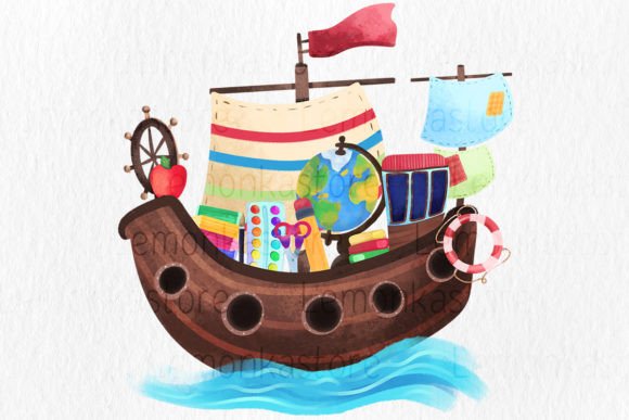 Download School Boat Png, Kindergarten Clipart - Kindergarten clipart Collection