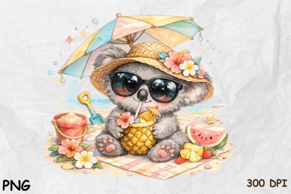 Download Summer Picnic Koala PNG - Koala png Collection