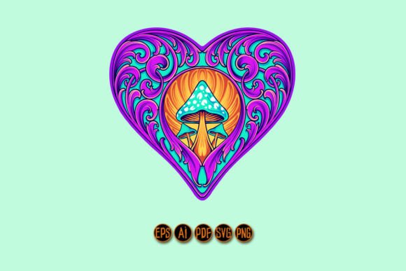 Download Glamorous Heart Ornament with Magic - Glamorous heart Collection