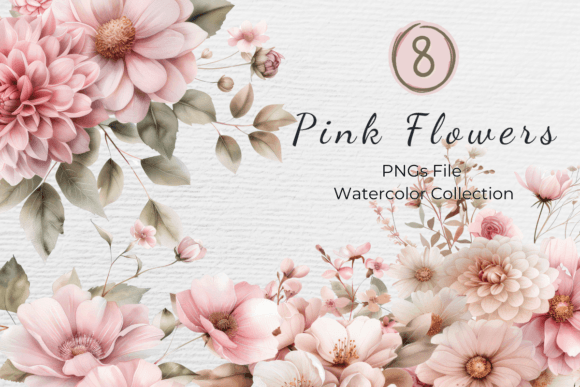 Download Blush Pink Floral Watercolor Clipart - Blush pink Collection
