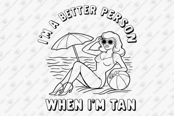 Download Beach Babe Summertime Sunbathing Fun - Thin Collection